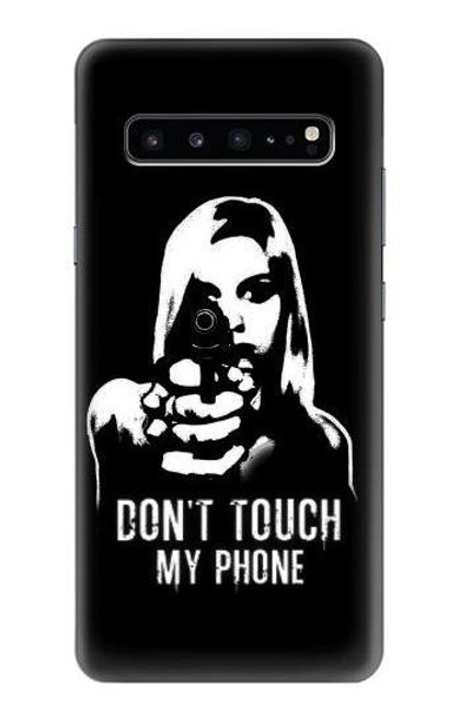 W2518 Do Not Touch My Phone Hard Case and Leather Flip Case For Samsung Galaxy S10 5G