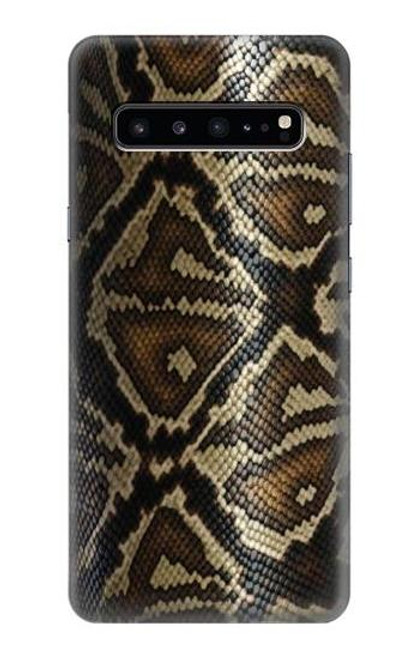 W2712 Anaconda Amazon Snake Skin Graphic Printed Hard Case and Leather Flip Case For Samsung Galaxy S10 5G