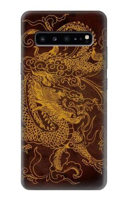 W2911 Chinese Dragon Hard Case and Leather Flip Case For Samsung Galaxy S10 5G