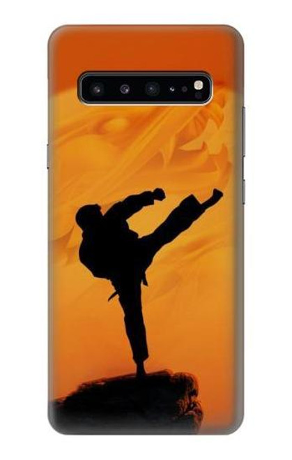 W3024 Kung Fu Karate Fighter Hard Case and Leather Flip Case For Samsung Galaxy S10 5G