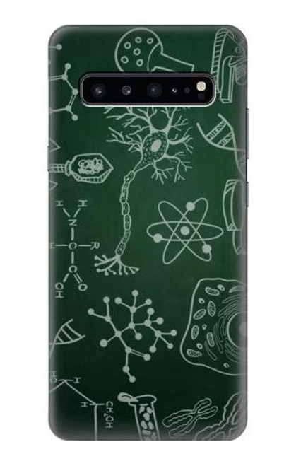 W3211 Science Green Board Hard Case and Leather Flip Case For Samsung Galaxy S10 5G