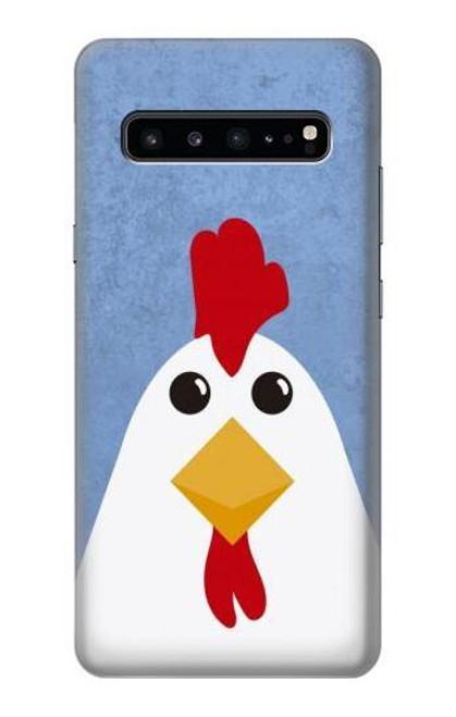 W3254 Chicken Cartoon Hard Case and Leather Flip Case For Samsung Galaxy S10 5G