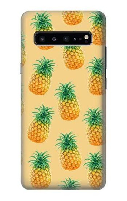 W3258 Pineapple Pattern Hard Case and Leather Flip Case For Samsung Galaxy S10 5G