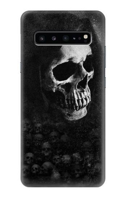 W3333 Death Skull Grim Reaper Hard Case and Leather Flip Case For Samsung Galaxy S10 5G