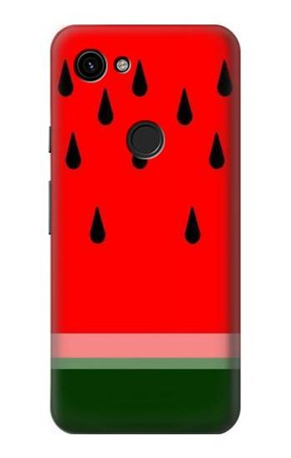 W2403 Watermelon Hard Case and Leather Flip Case For Google Pixel 3a