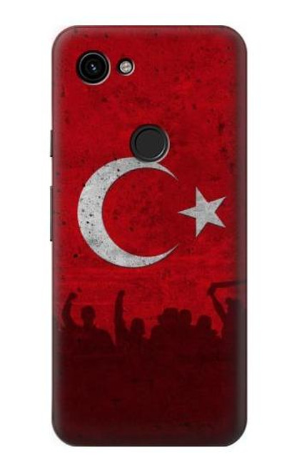 W2991 Turkey Football Soccer Euro 2016 Hard Case and Leather Flip Case For Google Pixel 3a