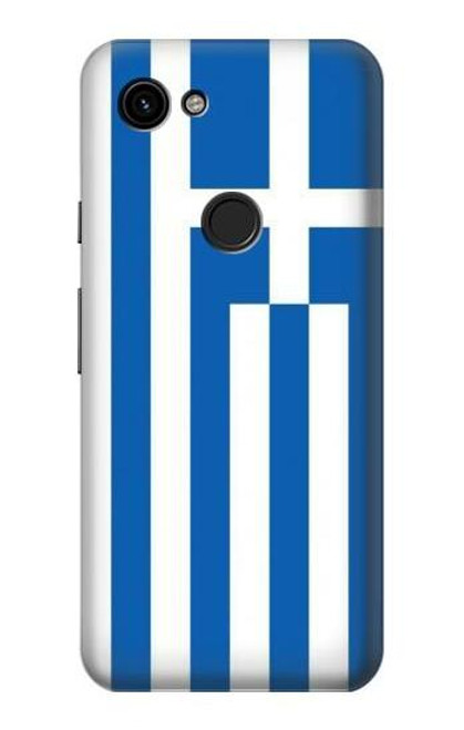 W3102 Flag of Greece Hard Case and Leather Flip Case For Google Pixel 3a