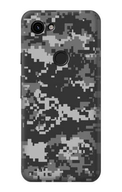 W3293 Urban Black Camo Camouflage Hard Case and Leather Flip Case For Google Pixel 3a