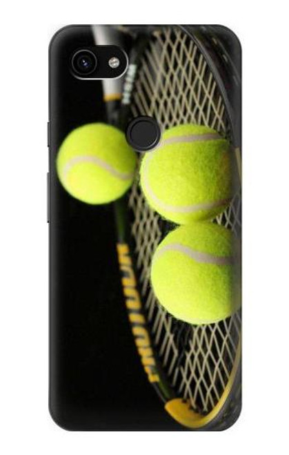 W0072 Tennis Hard Case and Leather Flip Case For Google Pixel 3a XL