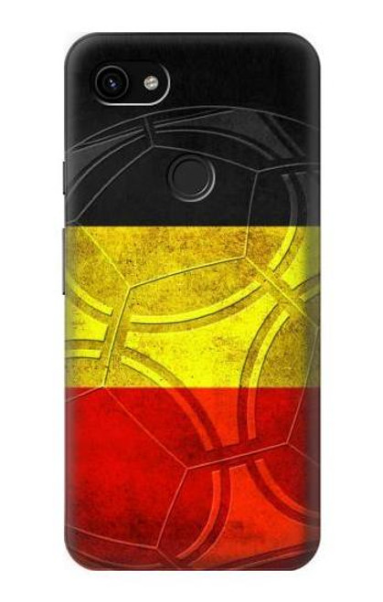 W2965 Belgium Football Soccer Euro 2016 Hard Case and Leather Flip Case For Google Pixel 3a XL