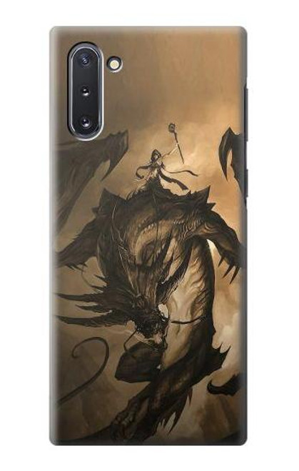 W0388 Dragon Rider Hard Case and Leather Flip Case For Samsung Galaxy Note 10