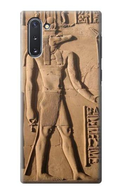 W0391 Egyptian Sobek Hard Case and Leather Flip Case For Samsung Galaxy Note 10