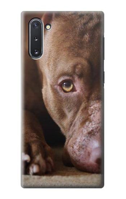 W0519 PitBull Face Hard Case and Leather Flip Case For Samsung Galaxy Note 10