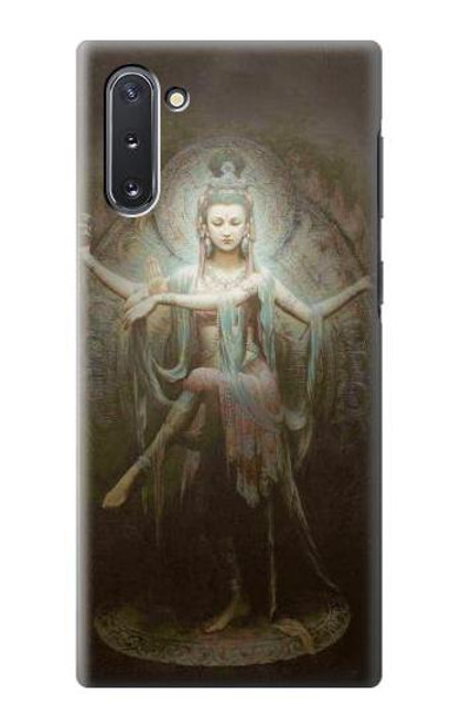 W0787 Guan Yin Hard Case and Leather Flip Case For Samsung Galaxy Note 10