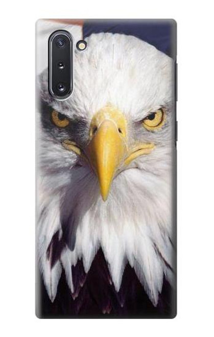 W0854 Eagle American Hard Case and Leather Flip Case For Samsung Galaxy Note 10