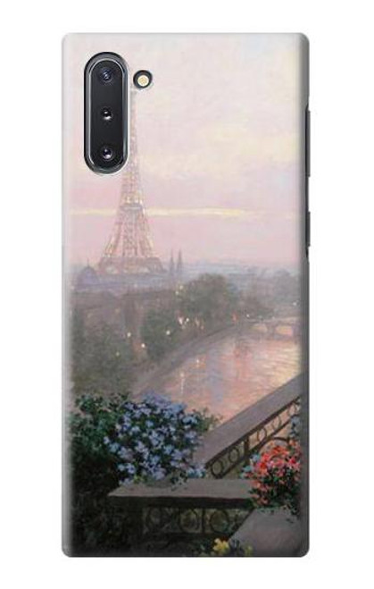 W1443 Terrace in Paris Eifel Hard Case and Leather Flip Case For Samsung Galaxy Note 10