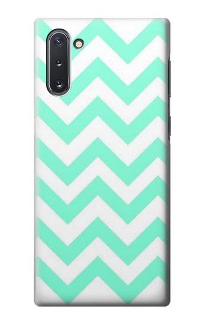 W1723 Mint Chevron Zigzag Hard Case and Leather Flip Case For Samsung Galaxy Note 10