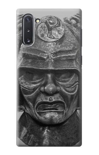 W1827 Japan Samurai Helmet Hard Case and Leather Flip Case For Samsung Galaxy Note 10