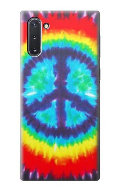 W1870 Tie Dye Peace Hard Case and Leather Flip Case For Samsung Galaxy Note 10