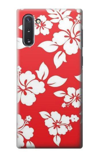 W1949 Hawaiian Hibiscus Pattern Hard Case and Leather Flip Case For Samsung Galaxy Note 10