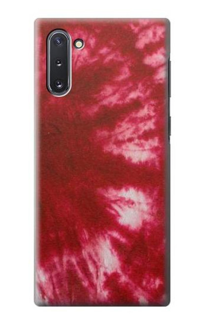 W2480 Tie Dye Red Hard Case and Leather Flip Case For Samsung Galaxy Note 10