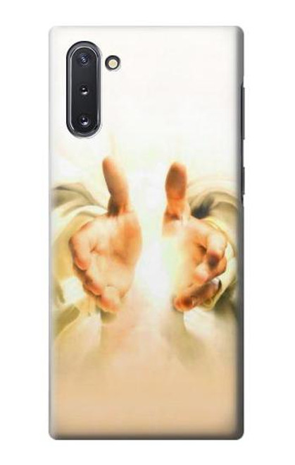 W2546 Hand of God Heaven Hard Case and Leather Flip Case For Samsung Galaxy Note 10