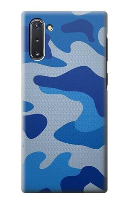 W2958 Army Blue Camo Camouflage Hard Case and Leather Flip Case For Samsung Galaxy Note 10