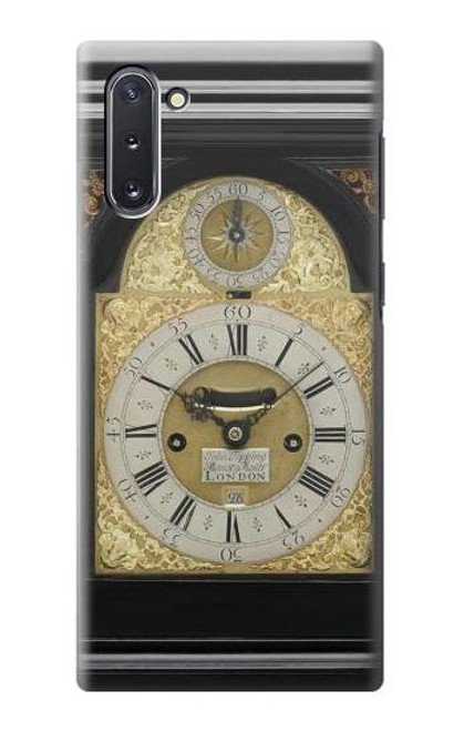 W3144 Antique Bracket Clock Hard Case and Leather Flip Case For Samsung Galaxy Note 10