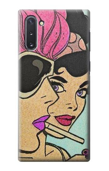 W3171 Girls Pop Art Hard Case and Leather Flip Case For Samsung Galaxy Note 10