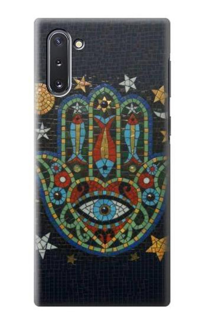 W3175 Hamsa Hand Mosaics Hard Case and Leather Flip Case For Samsung Galaxy Note 10