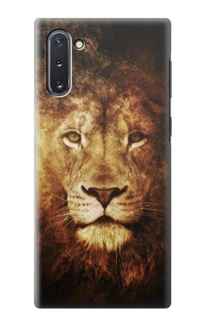 W3182 Lion Hard Case and Leather Flip Case For Samsung Galaxy Note 10