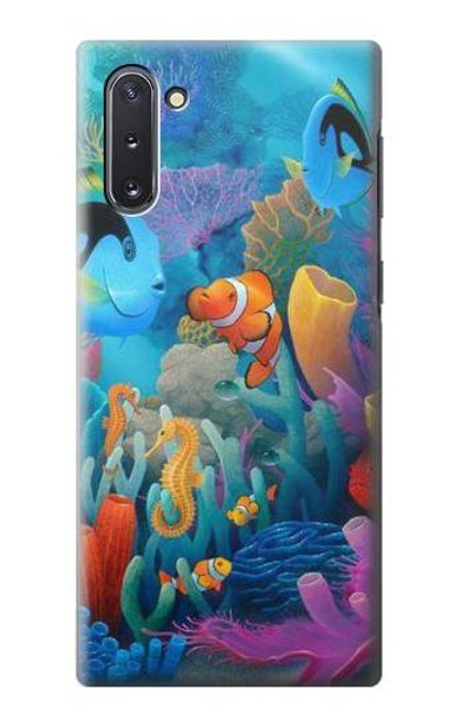 W3227 Underwater World Cartoon Hard Case and Leather Flip Case For Samsung Galaxy Note 10