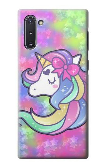 W3264 Pastel Unicorn Hard Case and Leather Flip Case For Samsung Galaxy Note 10
