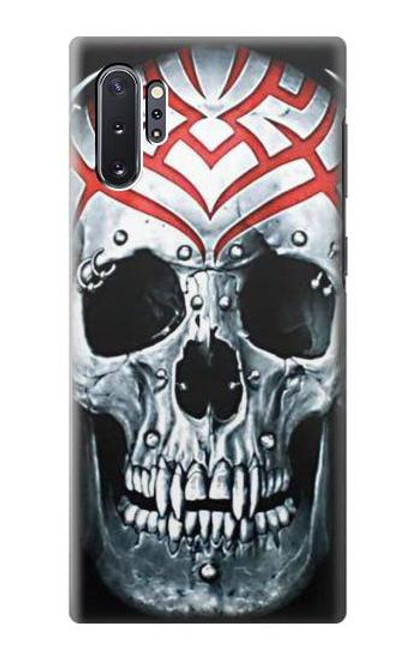 W0223 Vampire Skull Tattoo Hard Case and Leather Flip Case For Samsung Galaxy Note 10 Plus