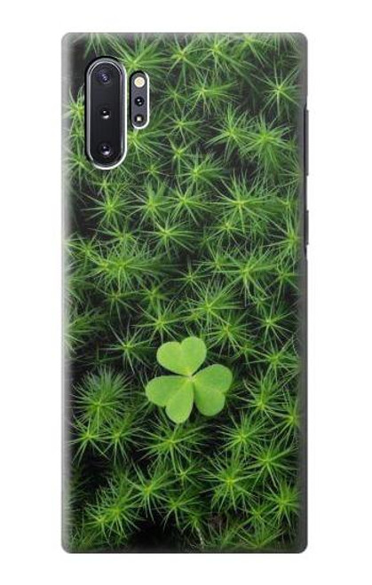 W0358 Clover Lucky Leaf Hard Case and Leather Flip Case For Samsung Galaxy Note 10 Plus