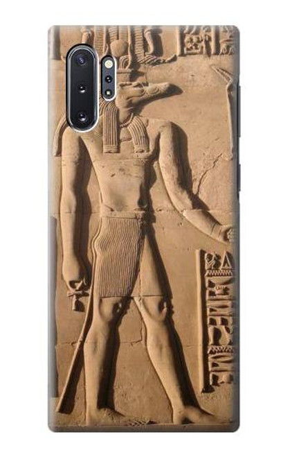 W0391 Egyptian Sobek Hard Case and Leather Flip Case For Samsung Galaxy Note 10 Plus