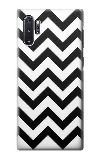 W1613 Chevron Zigzag Hard Case and Leather Flip Case For Samsung Galaxy Note 10 Plus