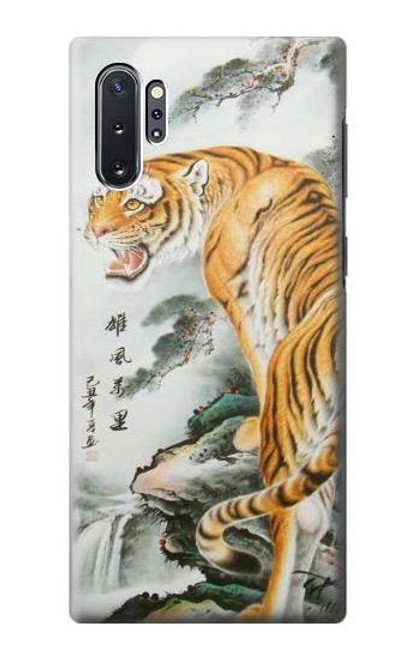 W2750 Oriental Chinese Tiger Painting Hard Case and Leather Flip Case For Samsung Galaxy Note 10 Plus