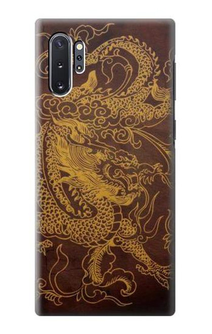 W2911 Chinese Dragon Hard Case and Leather Flip Case For Samsung Galaxy Note 10 Plus