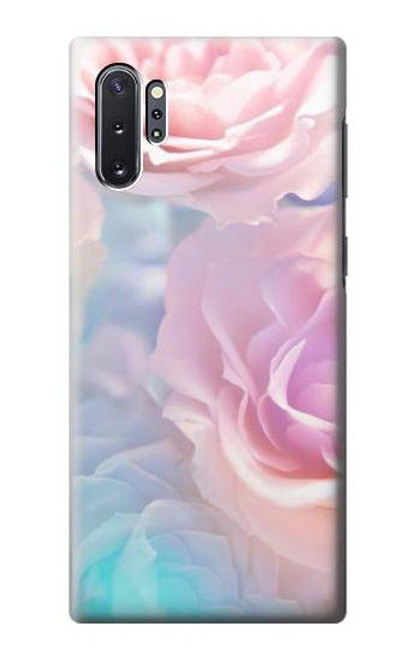 W3050 Vintage Pastel Flowers Hard Case and Leather Flip Case For Samsung Galaxy Note 10 Plus