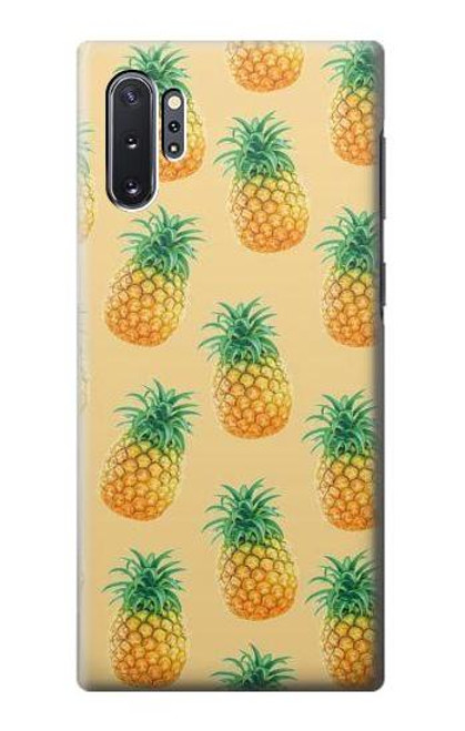 W3258 Pineapple Pattern Hard Case and Leather Flip Case For Samsung Galaxy Note 10 Plus