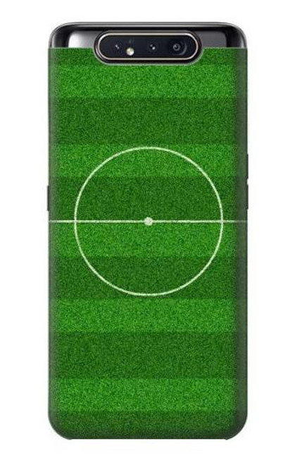 W2322 Football Soccer Field Hard Case and Leather Flip Case For Samsung Galaxy A80