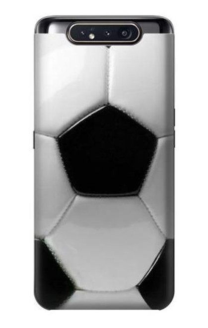 W2964 Football Soccer Ball Hard Case and Leather Flip Case For Samsung Galaxy A80