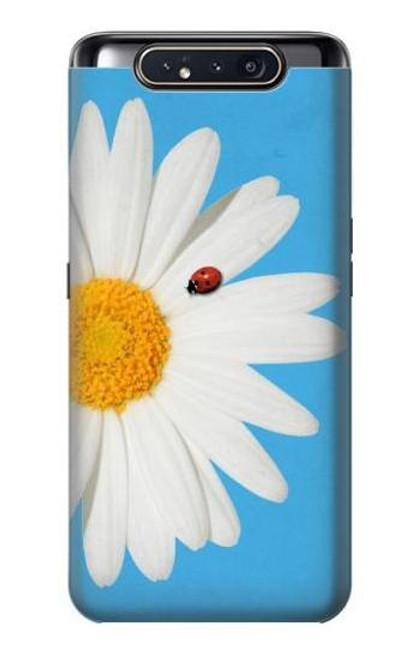 W3043 Vintage Daisy Lady Bug Hard Case and Leather Flip Case For Samsung Galaxy A80