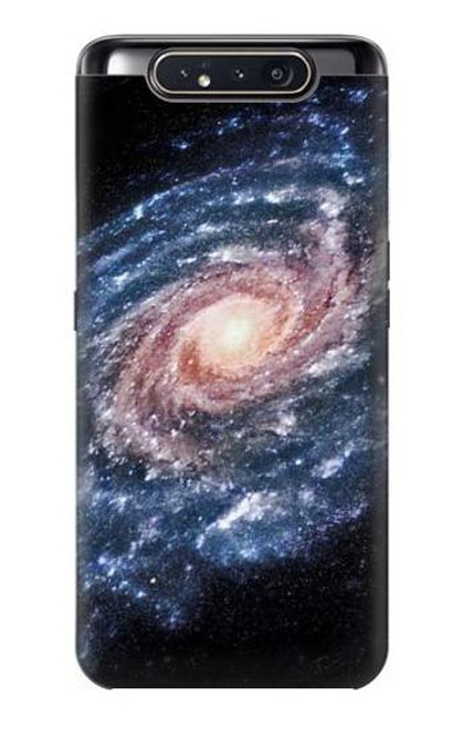 W3192 Milky Way Galaxy Hard Case and Leather Flip Case For Samsung Galaxy A80