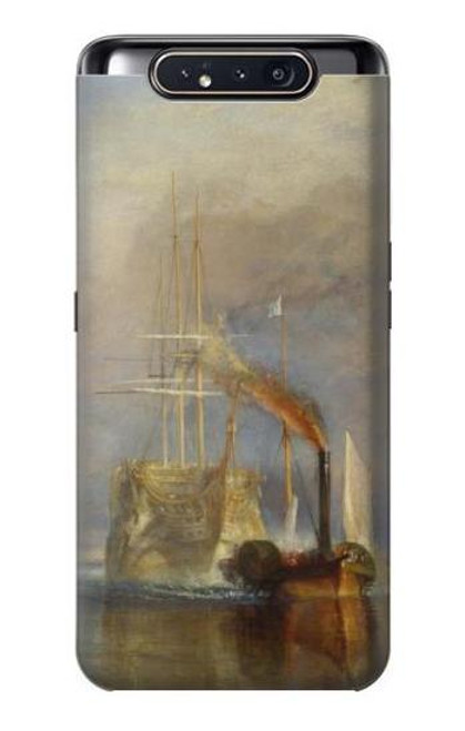 W3338 J. M. W. Turner The Fighting Temeraire Hard Case and Leather Flip Case For Samsung Galaxy A80