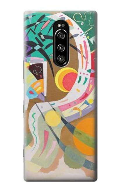 W3346 Vasily Kandinsky Guggenheim Hard Case and Leather Flip Case For Sony Xperia 1