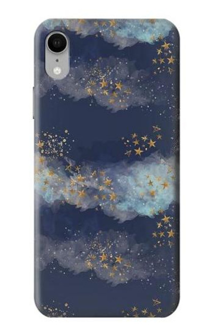 W3364 Gold Star Sky Hard Case and Leather Flip Case For iPhone XR