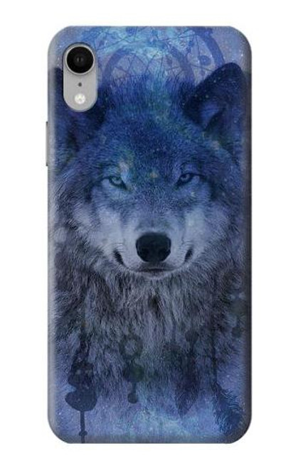 W3410 Wolf Dream Catcher Hard Case and Leather Flip Case For iPhone XR