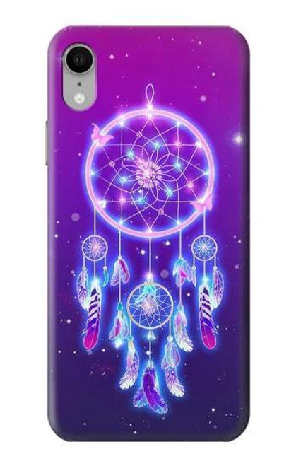W3484 Cute Galaxy Dream Catcher Hard Case and Leather Flip Case For iPhone XR